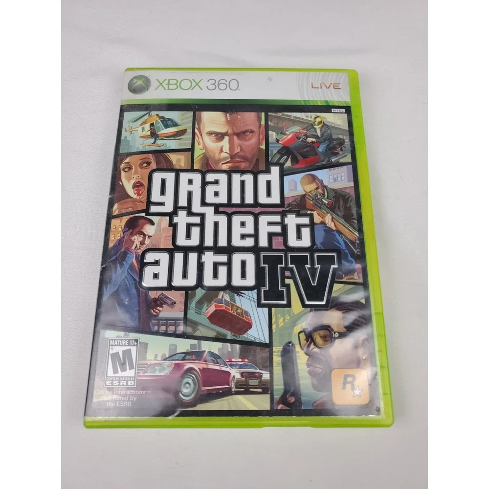 Grand Theft Auto IV - Xbox 360 Game - no manual/map WORKING